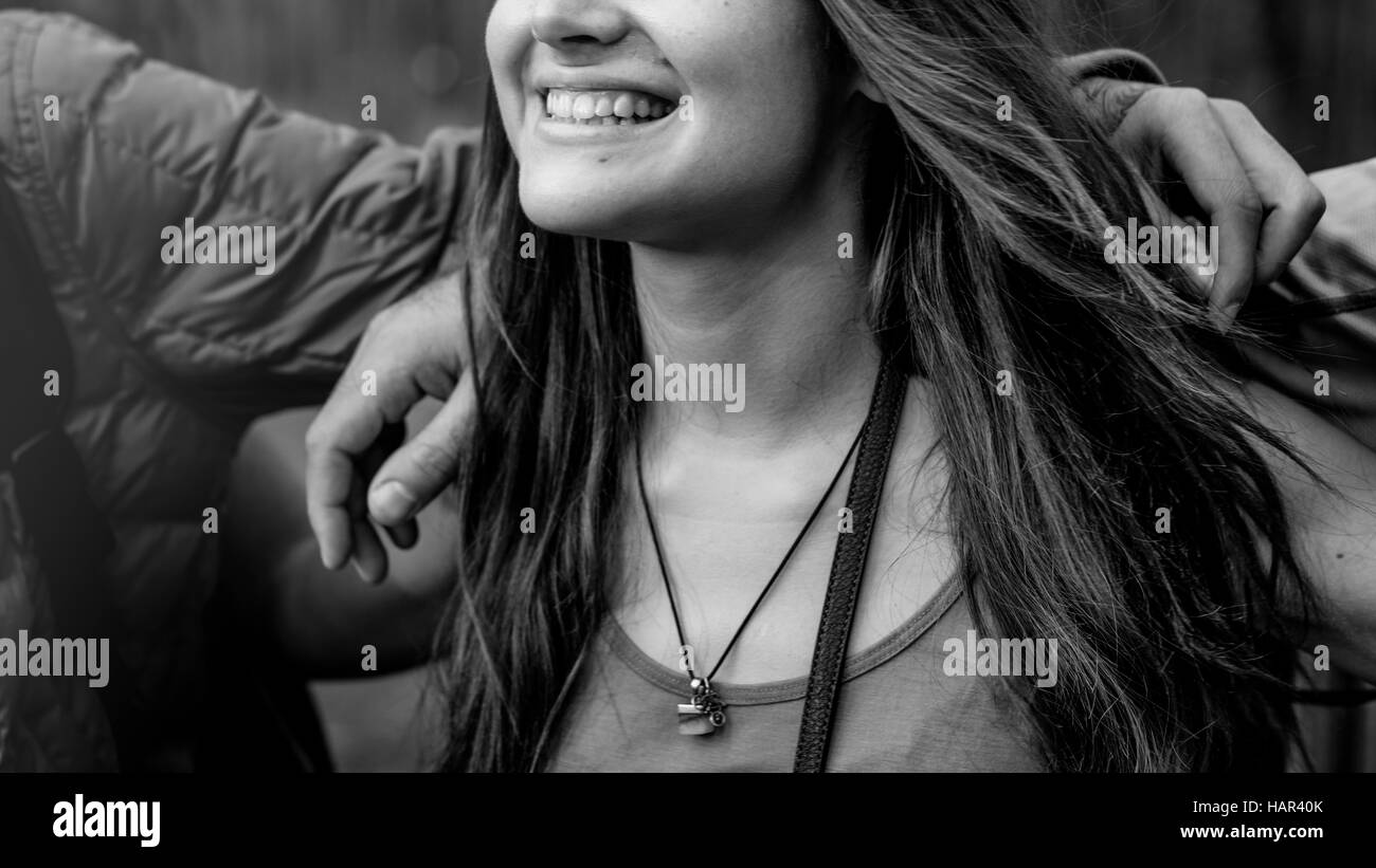 Girl Friends Exploring Outdoors Concept Stock Photo Alamy Girl Friends Exploring Outdoors Concept Stock Photo Alamy