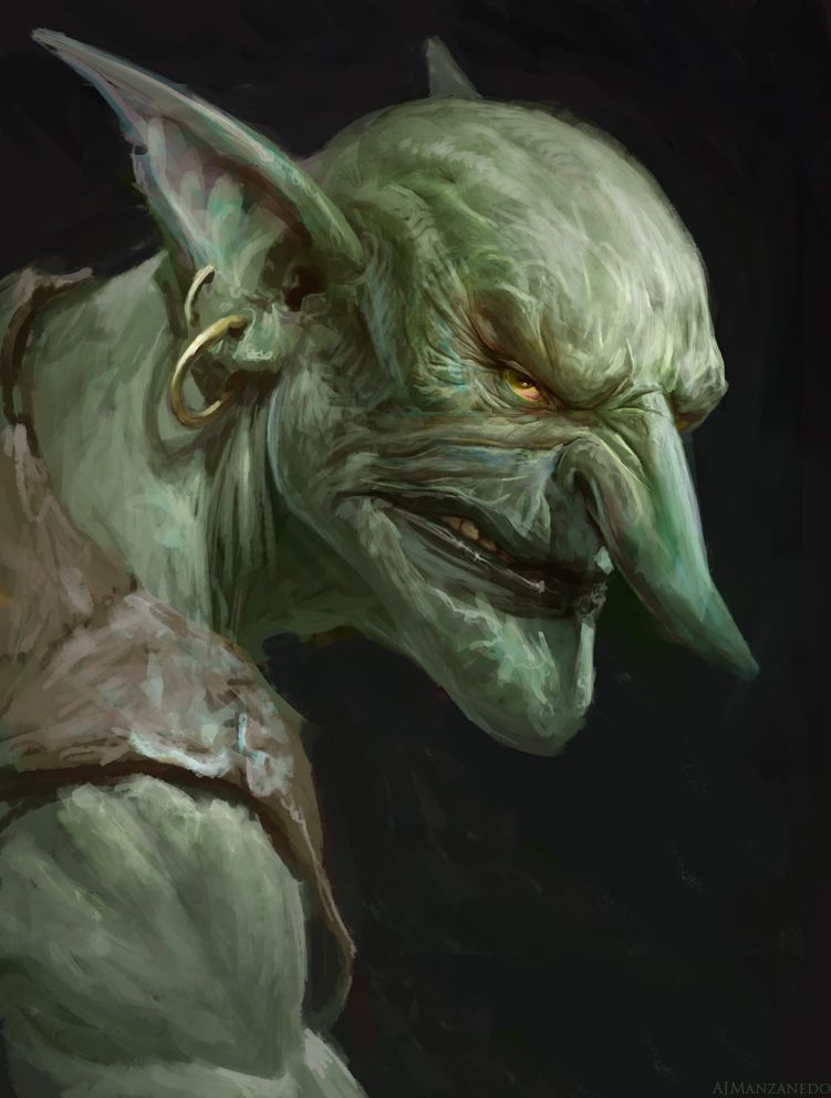 Goblin Arte Horror Arte Ritratti Design Del Personaggio