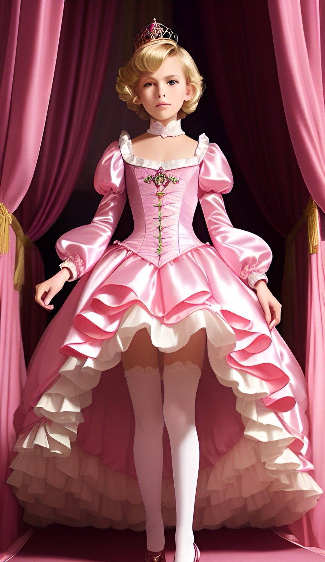 Petticoated Boys Shy Boy Satin Dresses Crossdressers Strong Women Imagination Cute Outfits Petticoated Boys Shy Boy Satin Dresses Crossdressers Strong Women Imagination Cute Outfits