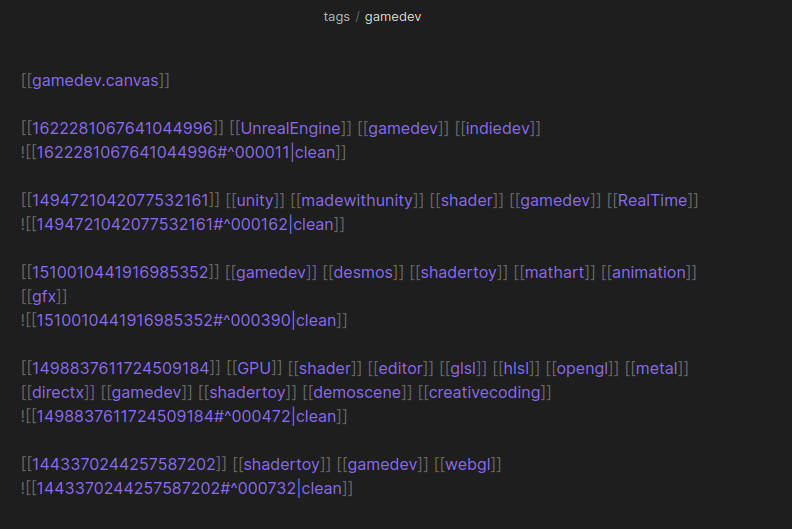Twitter Favorites As An Obsidian Brain With Graphs And Canvases Share Showcase Obsidian Forum